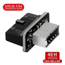 US STOCK USB3.0 Internal Header to USB 3.1/3.2 Type C Front Type E Adapter 20pin