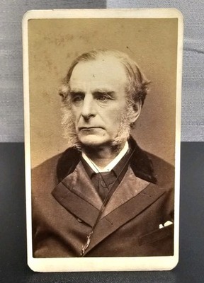 CDV - CHARLES KINGSLEY   AUTHOR OF THE WATER BABIES   WARRENS PHOTO BOSTON