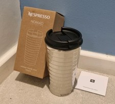 Nespresso Nomad Travel Mug 345ml Stainless Steel Silver – New In Box Unused