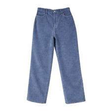 Universal Thread Women s High Rise Corduroy Pants Blue Size 10 Straight Leg