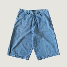 Rocawear Denim Shorts Mens Blue Carpenter Baggy Y2K Hip Hop 34 Utility