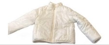 Member's Mark Girls Reversible Fleece Jacket Size S 6/6X Ivory