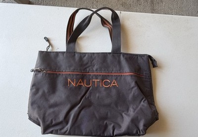 Nautica Catamaran ll Carry On/Travel Tote Boat Bag - Gray/Orange Trim Used Once