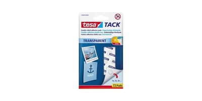 tesa Klebepad Tack Maße: 10 x 10 mm (B x L) Farbe: transparent