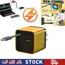 3 In 1 GaN Charger Scalable 80w Max Fast Charger Module With Type C & USB Ports