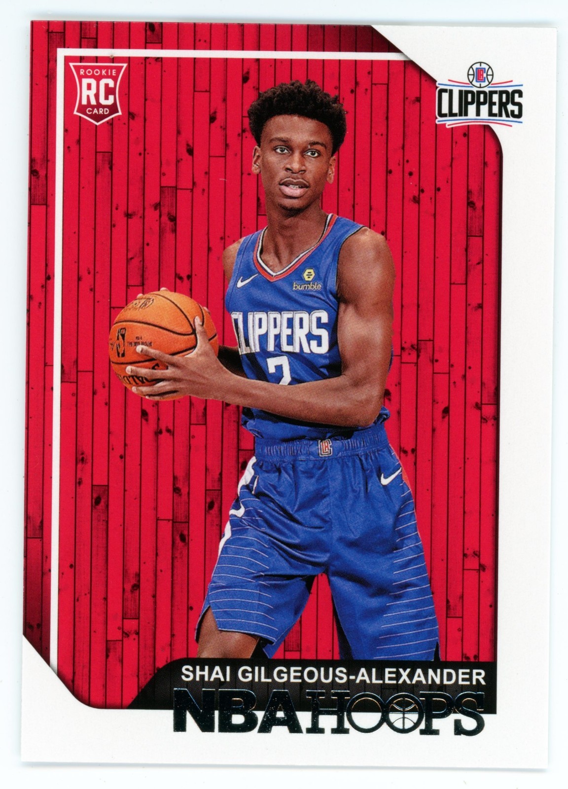 Shai Gilgeous-Alexander 2018-19 Panini NBA Hoops - #262 (RC)