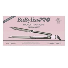 BaBylissPRO Nano Titanium Prima3000 1 " Ionic Flat Iron BNT3000TPK