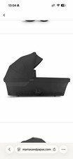 Cybex Balios S Lux Cot Black Excellent Condition And Brand New Cybex Rain Cover
