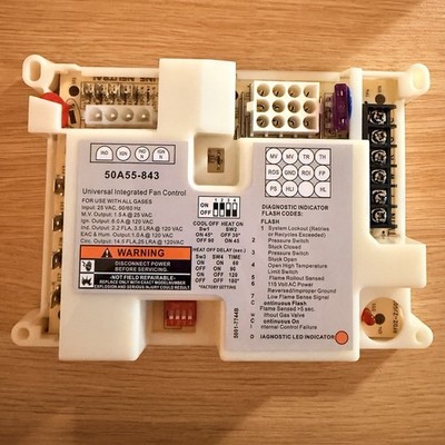 White Rodgers 50A55-843 Universal Integrated Furnace Control New/Open Box