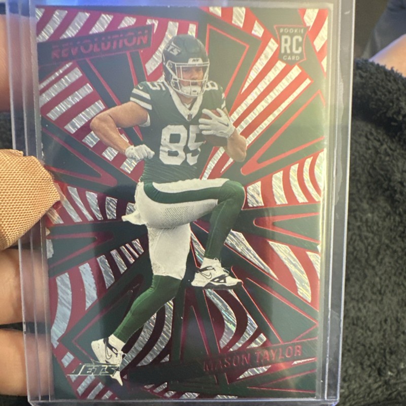 Panini Revolution 2025 Mason Taylor Rookie Storm Insert #226 New York Jets