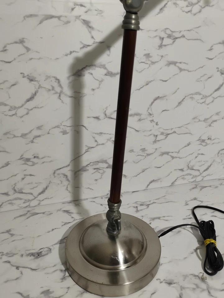 Vtg Wood IKEA Mid Century Adjustable Office Desk Lamp 1980’s - Image 2 of 4