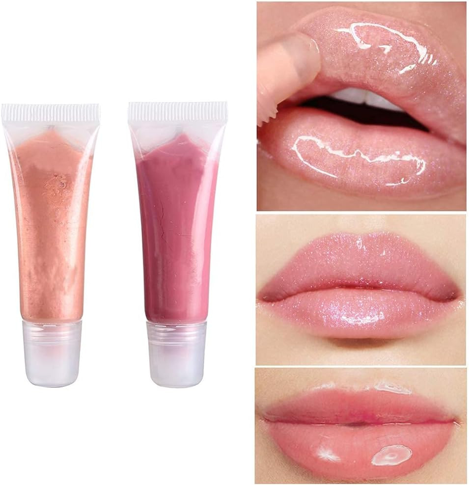 6Pcs Lip Gloss Tubes 8Ml Clear Soft Empty Lip Balm Containers Refillable Mini Co