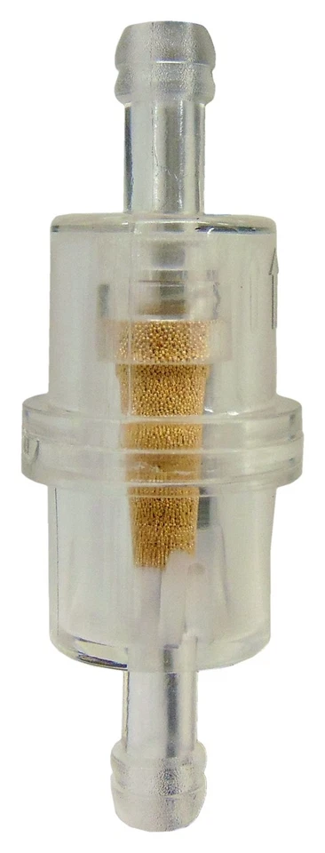 Emgo 1/4" Clear Fuel Filter fits Suzuki 1987 88 89 Quadrunner 300 LT300E LT 300E - Image 2 of 3