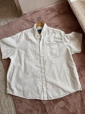 Herren Hemd  Sommerhemd kurzarm Gr 4 XL  Marke Angelo Litrico weiss TOP - Bild 1 von 2