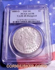 1880-O  Morgan Silver Dollar TOP 100 VAM 48 Hangnail PCGS AU58  ~ Free Ship 👀