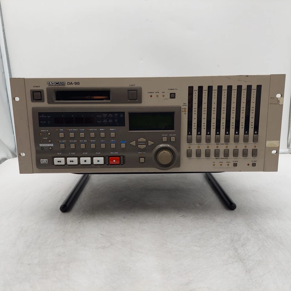 Tascam DA-98 DTRS 8-Channel Digital Multitrack Tape Recorder - Image 2 of 4