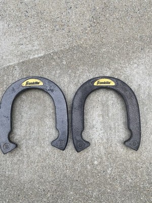 Franklin Black Horseshoes Set of 2 Horseshoes