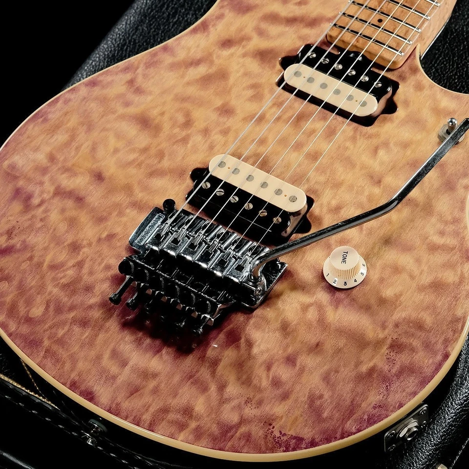 Guitarra Eléctrica MUSIC MAN EVH Signature Purple Trans EE. UU. 1994 Cuerpo Sólido Foto 4 de 4