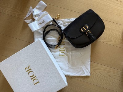 Dior bobby medium calfskin shoulder bag black