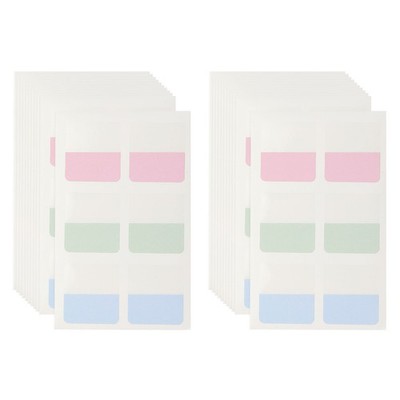 Bookmarks Transparent Sticky Index Tabs, Medium Morandi 3 Colors, 120 Pcs