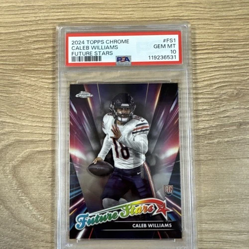 2024 Topps Chrome - Future Stars Caleb Williams #FS-1 Refractor (RC) PSA 10