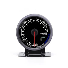60MM Black Face Air Fuel Ratio Gauge with Peak Function Air Fuel Ratio Meter