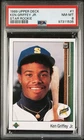 1989 UPPER DECK KEN GRIFFEY JR. #1 ROOKIE (RC) PSA 8 - Beautiful Iconic Card!