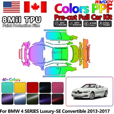 PPF Paint Protection Film For BMW 4 SERIES Luxury-SE Convertible 2013-2017