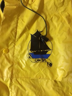 Cabin Boy Cast & Crew Chris Elliott Rain Jacket & Pants Set Size Large RARE!