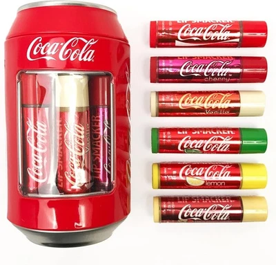 LIP SMACKER - Coca-Cola Can Collection - Set of Lip Balms for Kids in Different Flavours ...