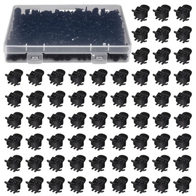 Mini Claw Hair Clips No-Slip Plastic Small Jaw 120PCS 0.39 Inch Black