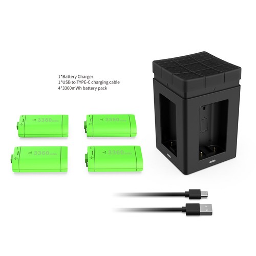 Charger USB Charging Stand Battery Power Supply For XBOX ONE/XSX Game Controller - Picture 7 of 8