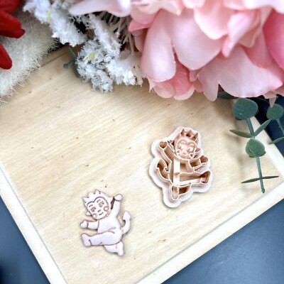 Baby Teufel tanzender Polymer Clay Schneider | 3D-gedrucktes Tonwerkzeug | IrisCrafts7 UK
