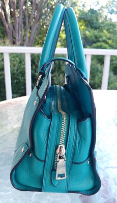 Coach 37779 SMALL Mercer Turquoise Triple Compartment Crossbody w