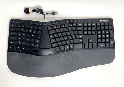 Microsoft エルゴノミック有線キーボード 本体1878 Microsoft Model 1878 Wired USB Ergonomic Keyboard Tested