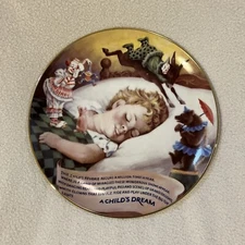 A Child’s Dream Willitts Galleries 1988 plate #1648 Circus legends 8 1/2" Dia