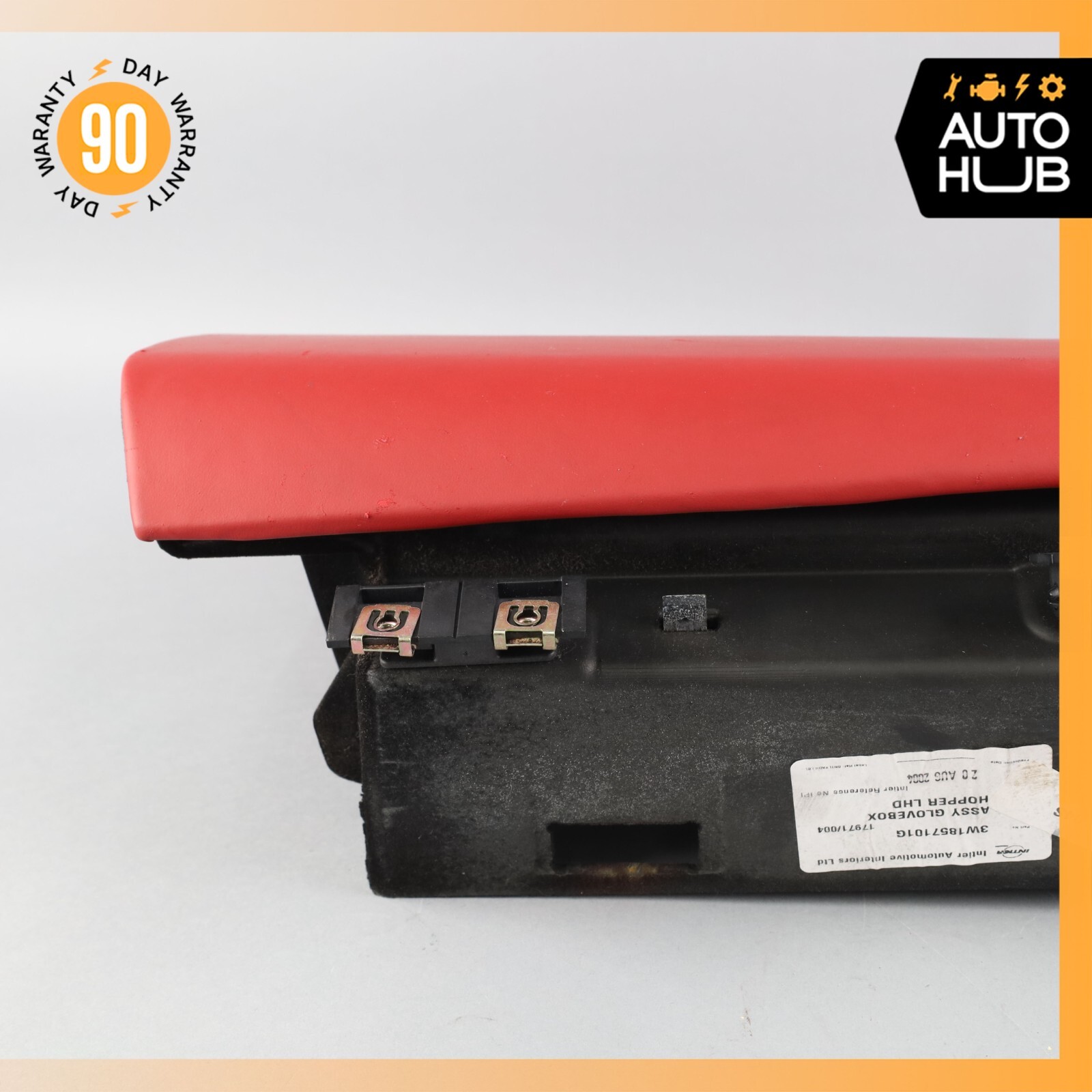 03-06 Bentley Continental GT Coupe Dashboard Dash Glove Box Glovebox Red OEM