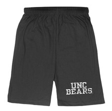 University Of Northern Colorado Bears UNC NCAA College Fleece Distressed Shorts