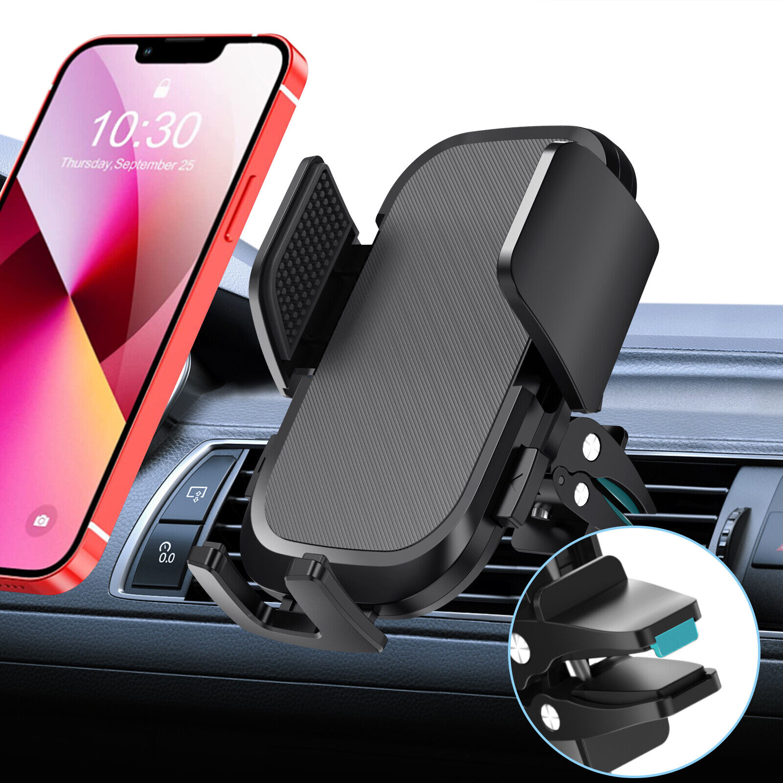 Qi Auto KFZ Handy Halterung Halter mit Wireless Ladegerät iPhone