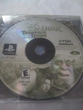 Shrek Treasure Hunt Sony PlayStation 1 2002 Black Label Disc Only PS1 Video Game