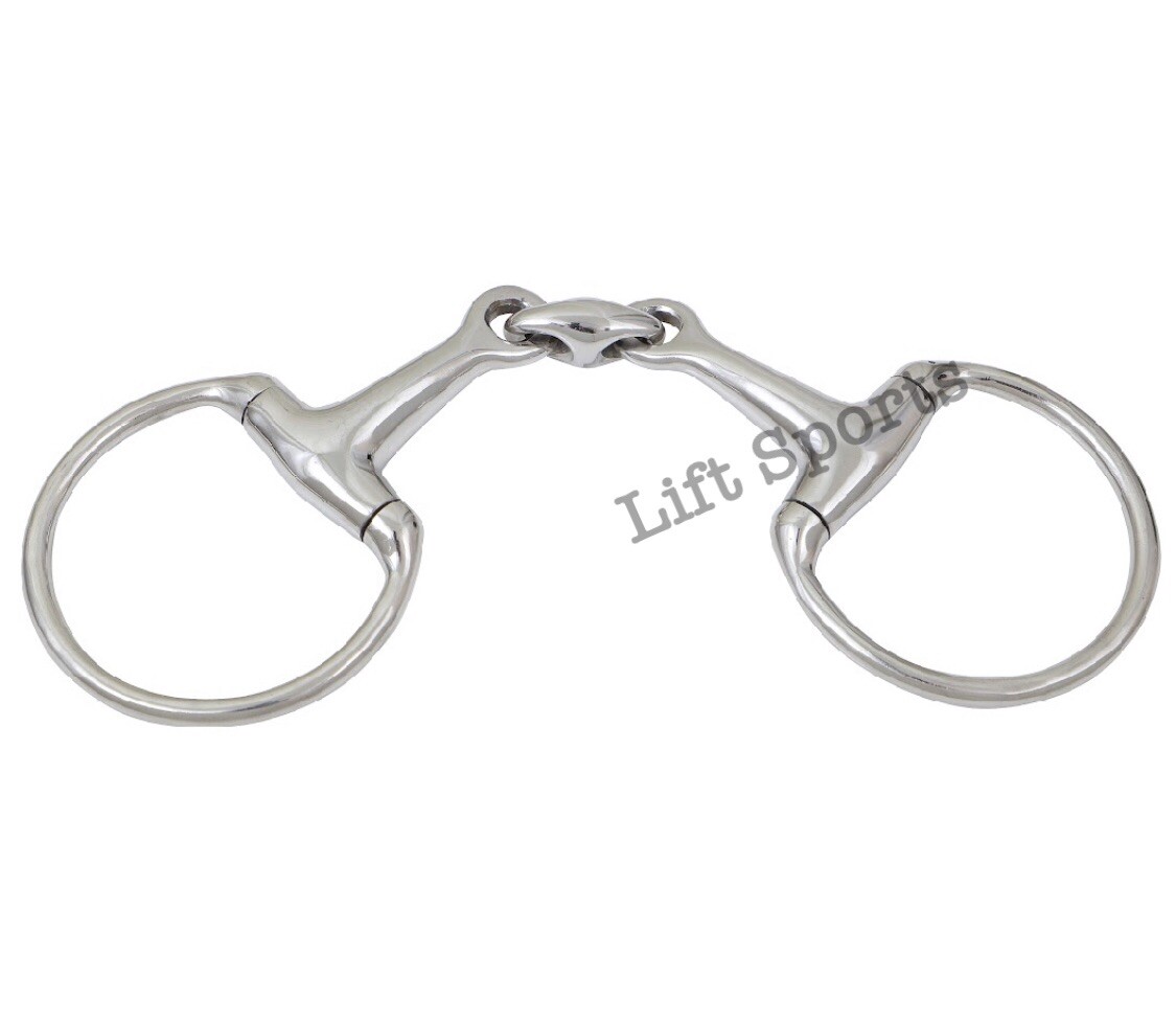 Alitaver Horse Hanging Cheek Snaffle Bit Baucher Lozenge Fat