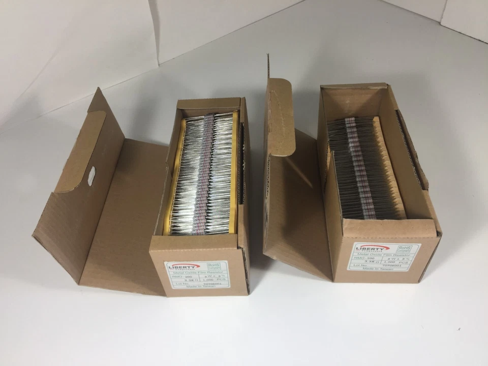 Lote de 750 resistencias componentes electrónicos vintage Liberty Components Foto 4 de 4