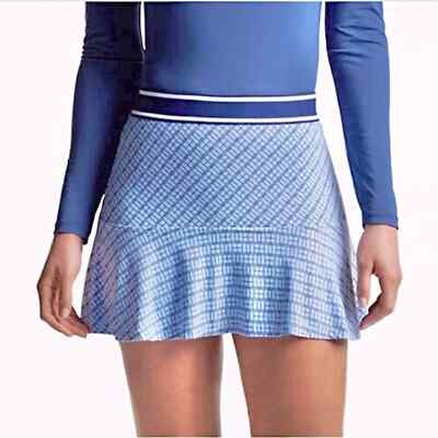 PETER MILLAR Women's Francoise Court Golf / Tennis Skort NWT Cottage Blue LARGE