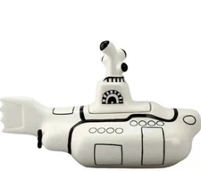 NEW The Beatles YELLOW SUBMARINE COOKIE JAR black & white by Bioworld 