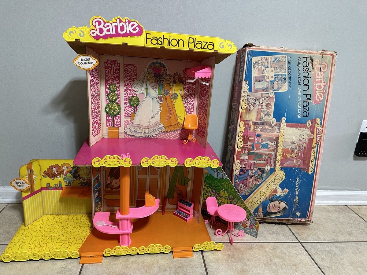 Barbie Fashion Plaza 1975 Shopping Mall With Box Incomplete | eBay