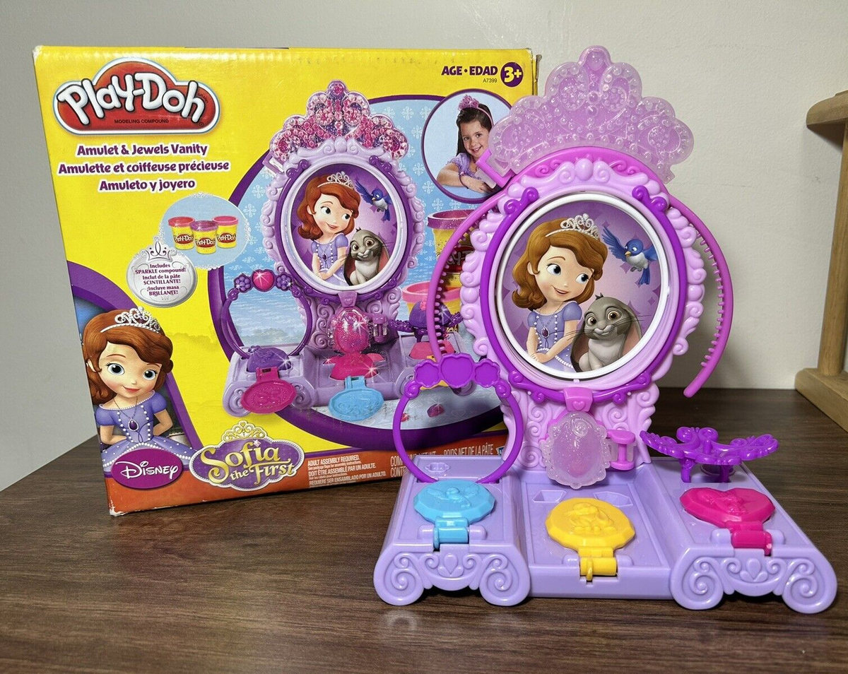 Play-Doh Sofia the First Amulet Jewels Vanity Set Disney Junior