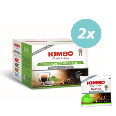 2x 100 Stück a 7g Kimbo NAPOLI 44mm ESE Pads | Kaffee | Espresso | Mondo Barista