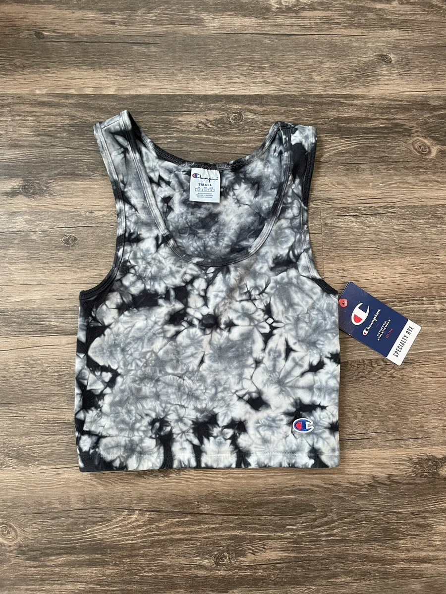 チャンピオン Champion オーセンティック Crop Top - Space Dye レディース シャツ トップス Crush Dye Blac Brand New with Tags Women's Champion Crop Top Space Dye | eBay