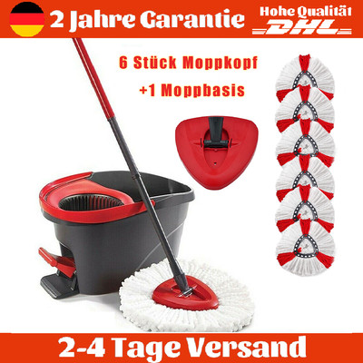 Wischbezug für Vileda Turbo Wischmop 360 Easy Wring Clean Moppkopf Ersatzkopf
