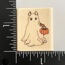 Uptown Holly Pond Hill Halloween Ghost Costume C13083 Rubber Stamp